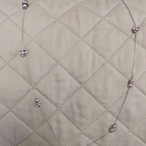 Long Silvertone Chain